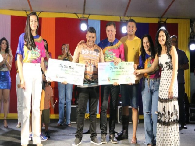 Vrzea Alegre : Prefeitura entrega R$ 20 mil para escolas de samba e apresenta rei e rainha do carnaval 2023