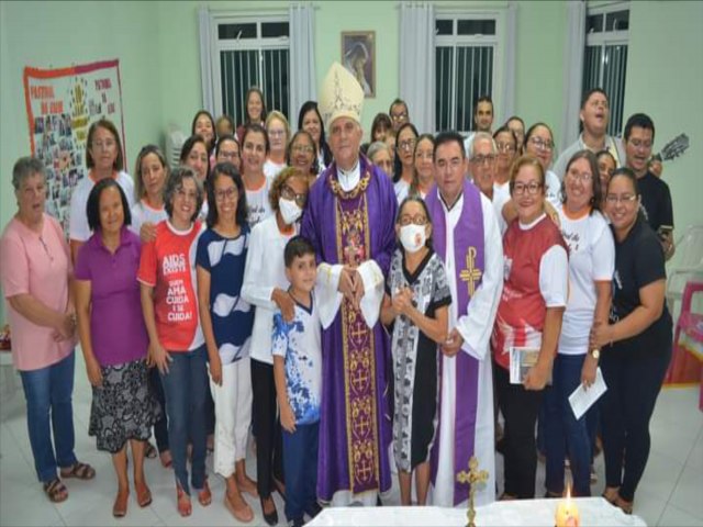 Dom Geraldo, destaca aes pelos 10 anos de trabalho realizado nas pastorais vinculadas a Diocese de Iguatu