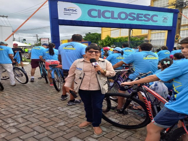 Sesc de Iguatu promove passeio ciclstico com mais de 1000 participantes