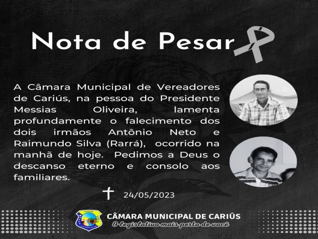 Tragdia abala Caris: Dois irmos perdem a vida em acidente de moto, deixando a cidade em luto