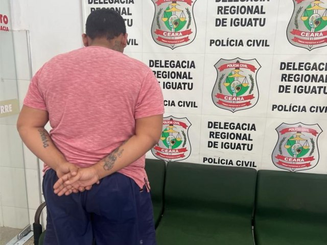 POLCIA CIVIL CUMPRE MANDADO DE PRISO E CAPTURA INDIVDUO ACUSADO DE COMETER UM ASSALTO EM IGUATU/CE