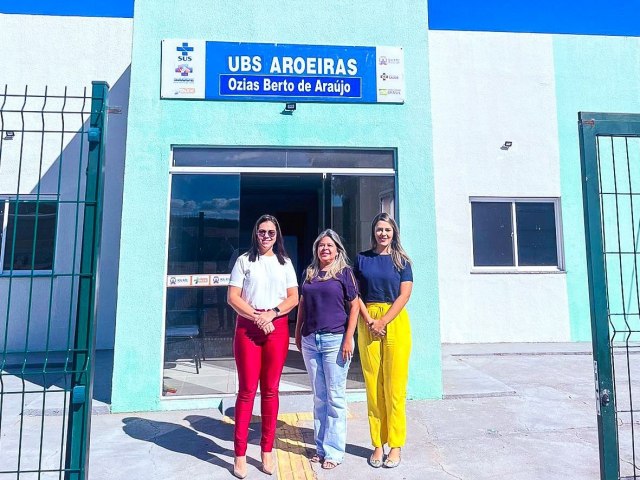 Secretria de Sade de Iguatu visita Unidade Bsica de Sade do Stio Estrada