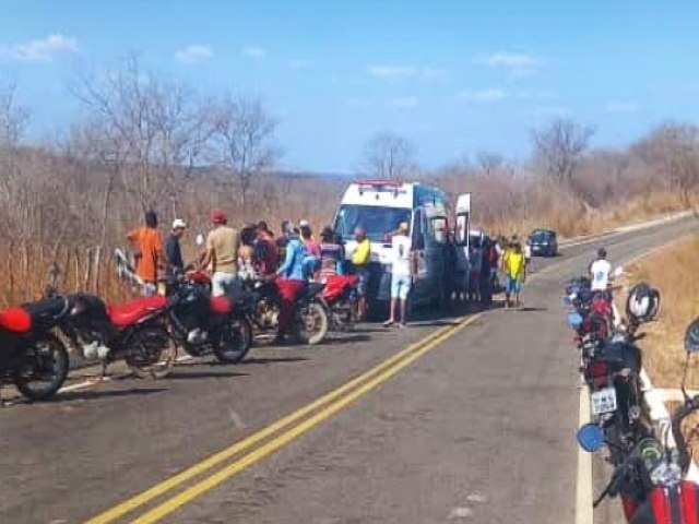 Senhor de 75 anos morre em acidente de moto, em Parambu