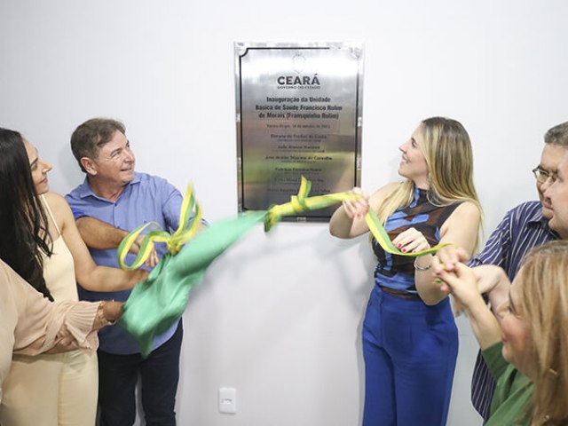 VRZEA ALEGRE: Prefeito Z Elder recebe Vice Governadora Jade Romero e inaugura UBS do bairro Grossos