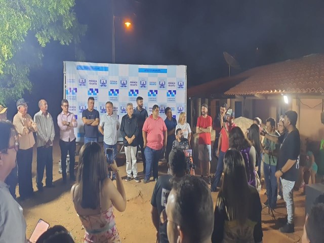 Ronald Bezerra inaugura Sistema de Abastecimento de gua na Comunidade do Stio Latada