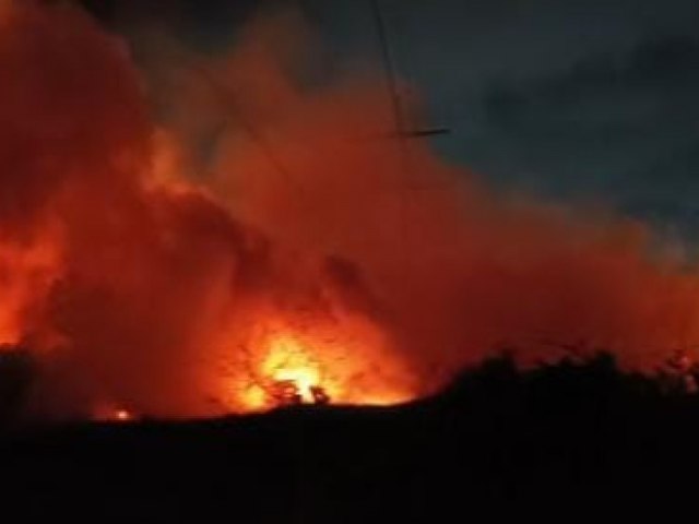 Incndio atinge vegetao prxima ao Castelo, em Fortaleza