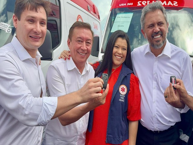 Iguatu recebe ambulncia de Suporte Avanado para a frota do SAMU