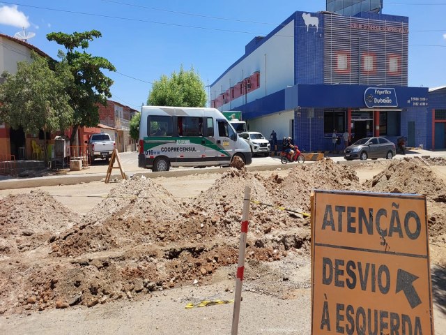 Obra da Avenida Perimetral segue  em Iguatu