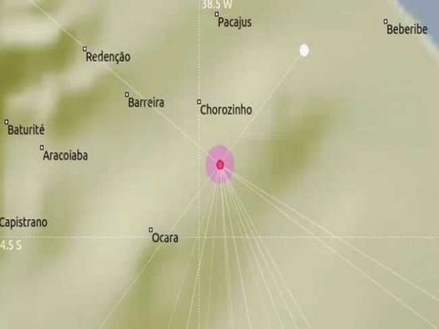 Tremor de terra no Cear alerta para futuras ocorrncias do fenmeno