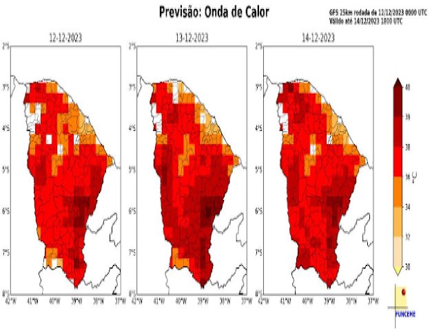 Nova onda de calor comeou hoje no Cear