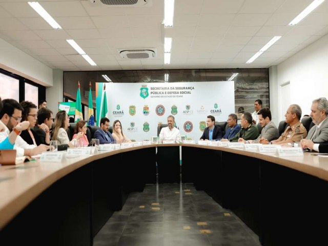 SSPDS Primeira agenda do Governo do Cear em 2024 discute aes voltadas para segurana pblica