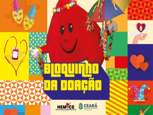 Hemoce inicia nova campanha de carnaval nesta segunda-feira (22)