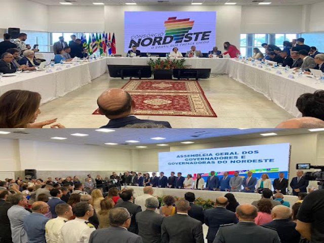 Jade participa da reunio do Consrcio de Governadores do Nordeste que elegeu Ftima Bezerra presidente