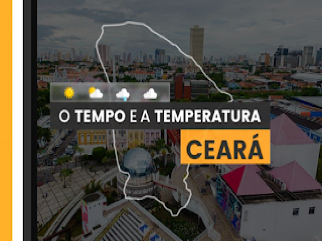 Sexta-feira (23) com pancadas de chuvas no Cear