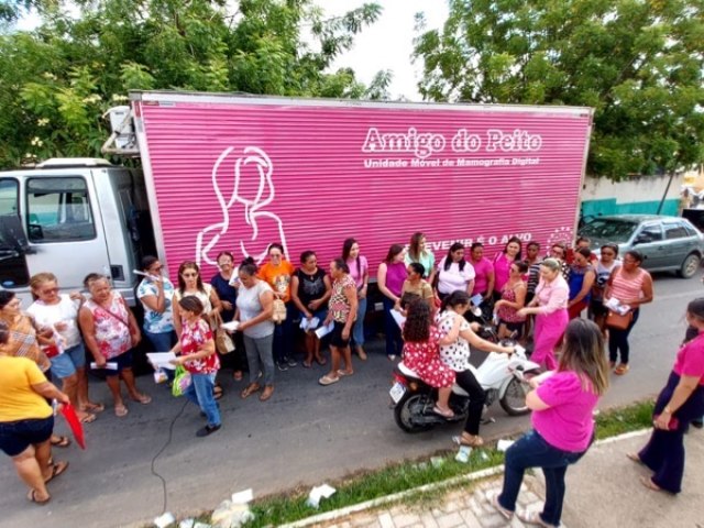 Mulheres tero acesso a mamografias atravs do Caminho Amigo do Peito