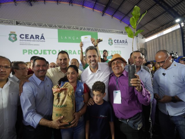 No dia de So Jos, produtores comemoram inverno junto com o governador do Cear