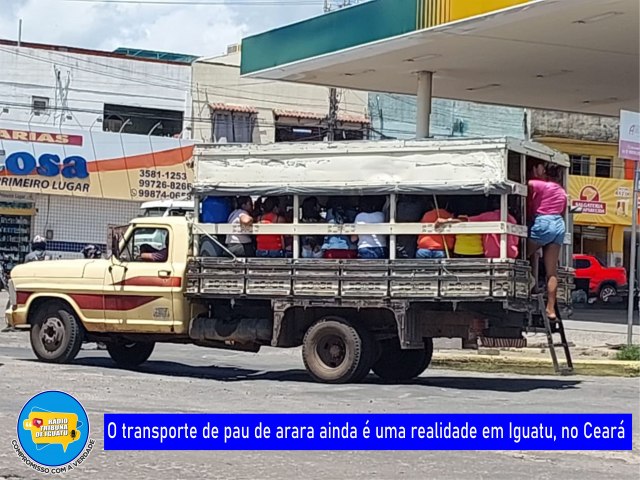  Artigo: O transporte de pau de arara ainda  uma realidade em Iguatu, no Cear