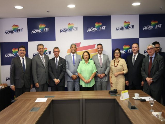 Em Braslia, governadoras e governadores do Nordeste participam de reunio e reforam pacto por equilbrio fiscal da regio