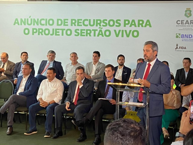 Governo do Cear anuncia investimentos para o projeto Serto Vivo