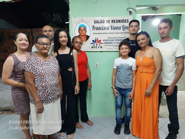 Associao Comunitria do Cardoso I Homenageia Ex-Diretora e Celebra Aniversrio