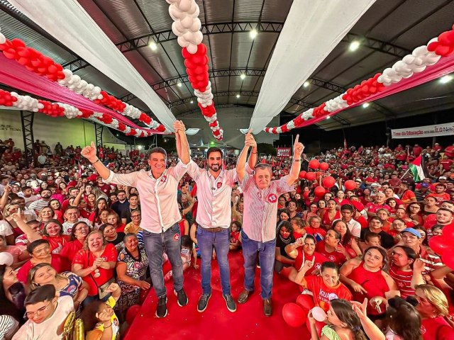 Com direito a mar vermelho Ilo Neto (PT)  homologado candidato  Prefeitura de Iguatu e conta com uma forte base aliada na disputa