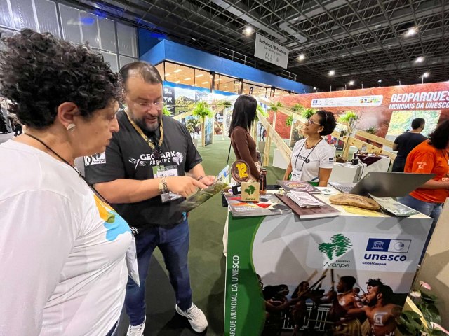 Turismo Sustentvel Geopark Araripe  destaque no Salo do Turismo, no Rio de Janeiro