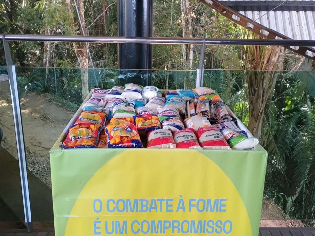 Bondinho de Ubajara arrecada seis toneladas de alimentos para o Cear Sem Fome