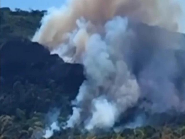 Incndio atinge rea de 140 hectares na Chapada do Araripe