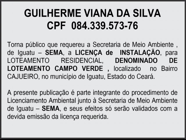 Editais e Publica��es
