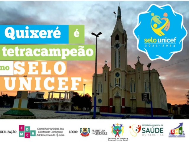 Quixer  Tetracampeo do Selo UNICEF