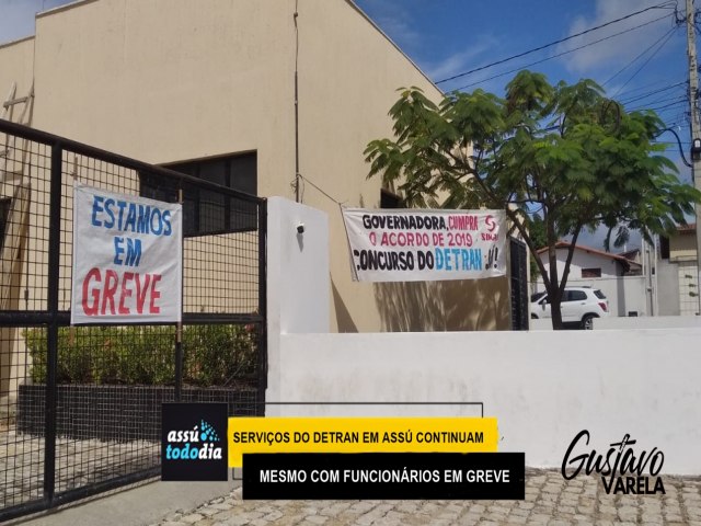 Servios do Detran em Ass continuam mesmo com funcionrios em greve