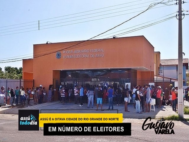 Ass  a oitava cidade do Rio Grande do Norte em nmero de eleitores