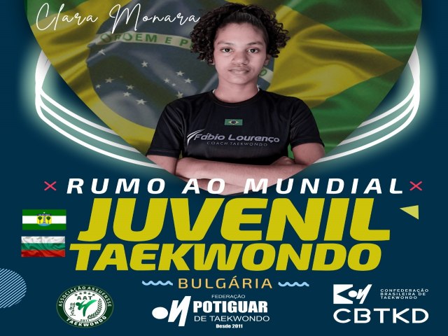 Taekwondo: Atleta de Ass participar do Campeonato Mundial Juvenil na Bulgria em agosto