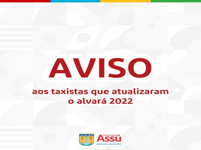 Prefeitura do Ass anuncia abertura da segunda etapa de cadastro do Bem Taxista