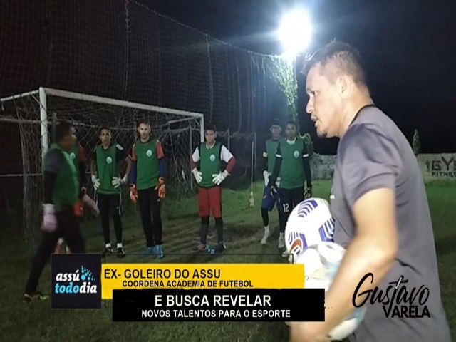 Ex- goleiro do ASSU coordena academia de futebol e busca revelar novos talentos para o esporte