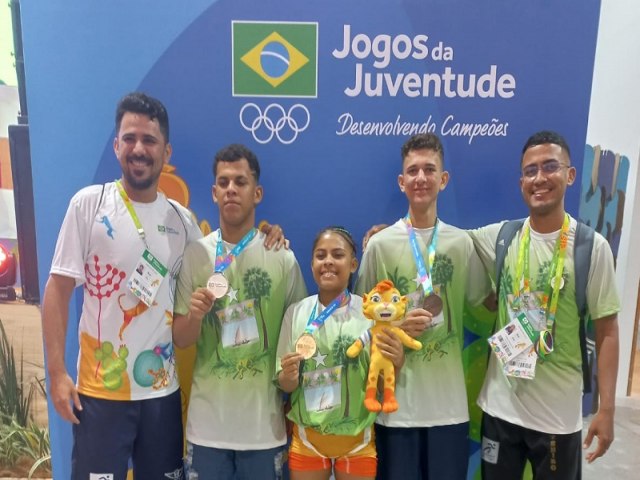 Wrestling do RN conquista trs medalhas nos Jogos da Juventude