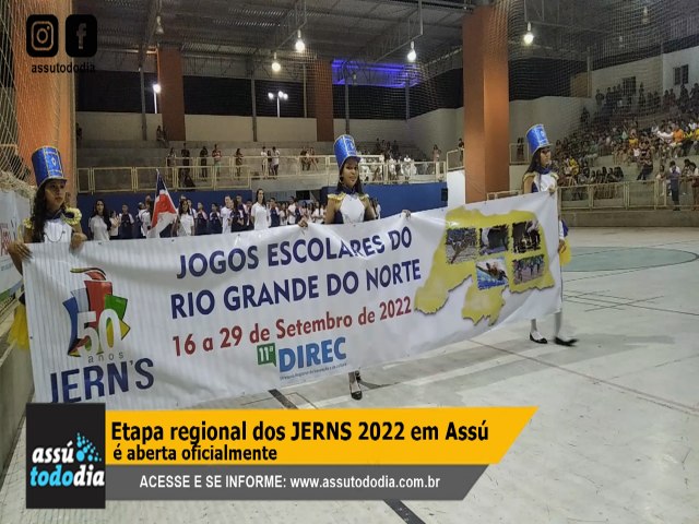 Etapa regional dos JERNS 2022 em Ass  aberta oficialmente