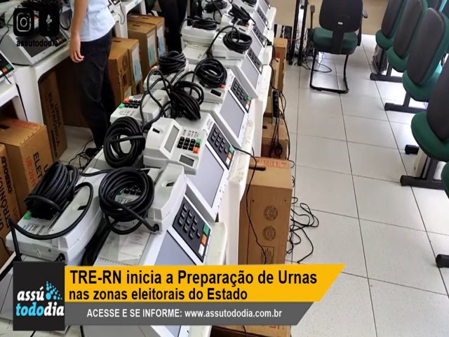 TRE-RN inicia a Preparao de Urnas nas zonas eleitorais do Estado