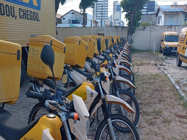 Correios realizam leilo de 23 motos e um imvel no Rio Grande do Norte