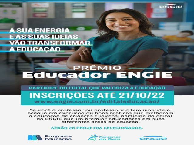 Segunda chamada para aes educativas inovadoras e inclusivas da ENGIE Brasil atender Ass e outras cidades potiguares    