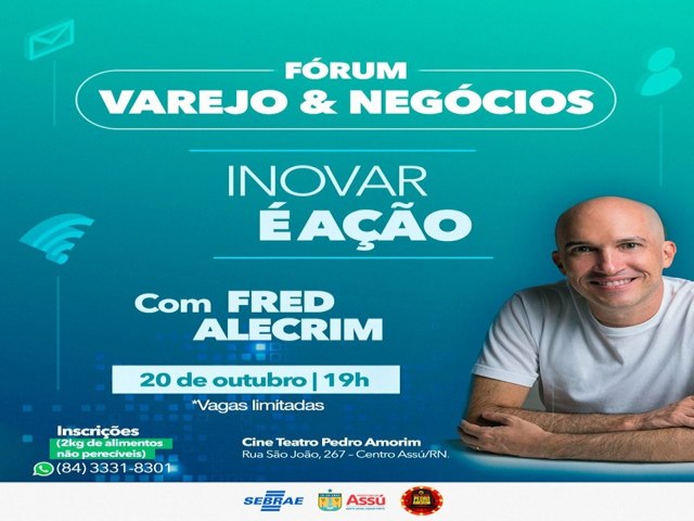 Sebrae/Ass realiza Frum Varejo & Negcios nesta quinta-feira 