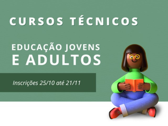 IFRN publica Edital para Cursos Tcnicos Educao de Jovens e Adultos 