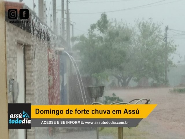 Domingo de forte chuva em Ass 