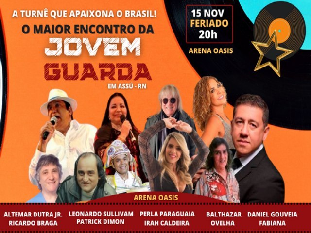 Grande Encontro Jovem Guarda promete sacudir Ass e regio