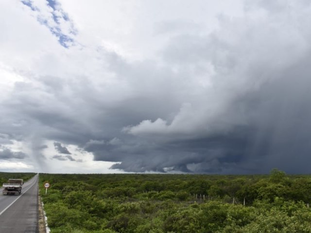 Chuva acima de 150 milmetros foi registrada pela Emparn na tarde desta sexta-feira 