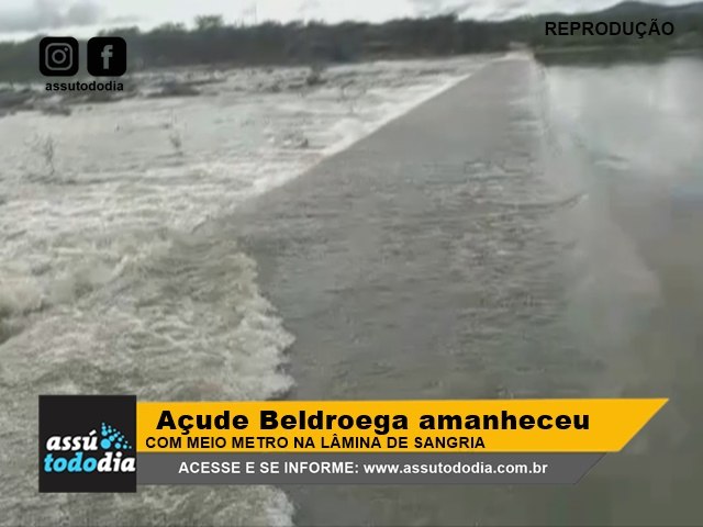 Aude Beldroega amanheceu com meio metro na lmina de sangria neste sbado 