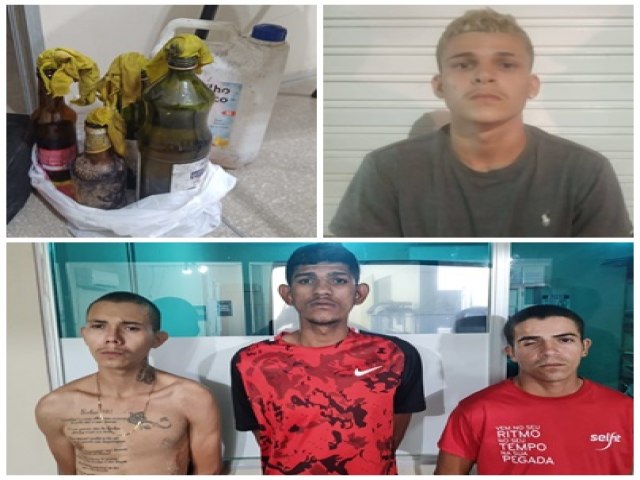 Indivduos so presos em Ass com coquetis molotovs e por associao criminosa 