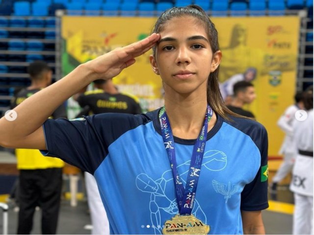 Campe: Nvea Barros conquista Pan Am Series II e mais 10 pontos no Ranking Mundial e Olmpico de Taekwondo 