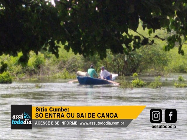 Stio Cumbe: Na comunidade s entra ou sai de canoa 