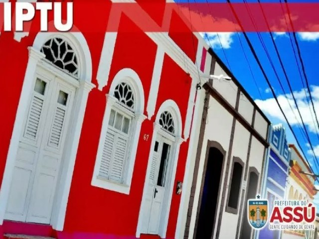 Decreto define deduo concedida para pagamento  vista do IPTU 2023 em Ass 